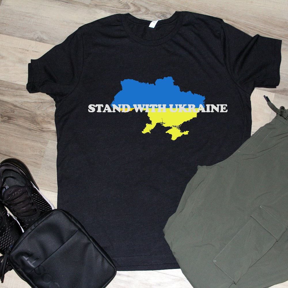 Stop Ukraine War T-shirt, Ukraine Flag Shirt, Stand With Ukraine Shirt